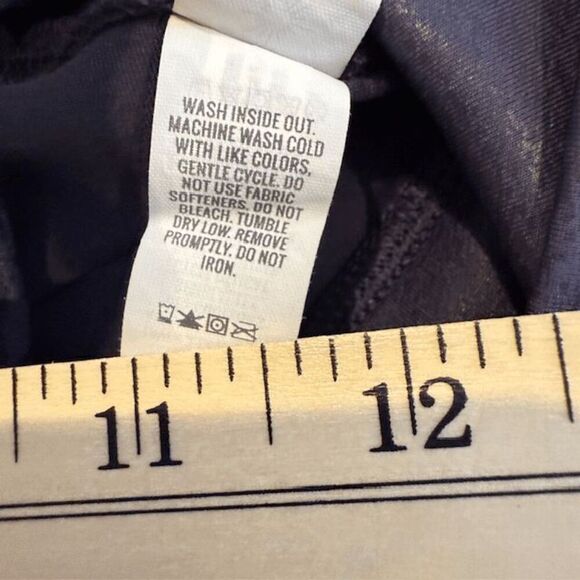 OFFLINE By Aerie The Hugger Crossover High Waisted Crackle Legging Blue Small - Picture 11 of 12